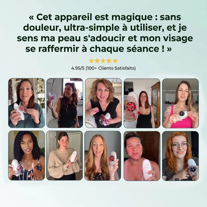 Tonifiez et Raffermissez en seulement 15 Minutes par jour depuis chez vous. Indolore et Cliniquement Prouvé.
